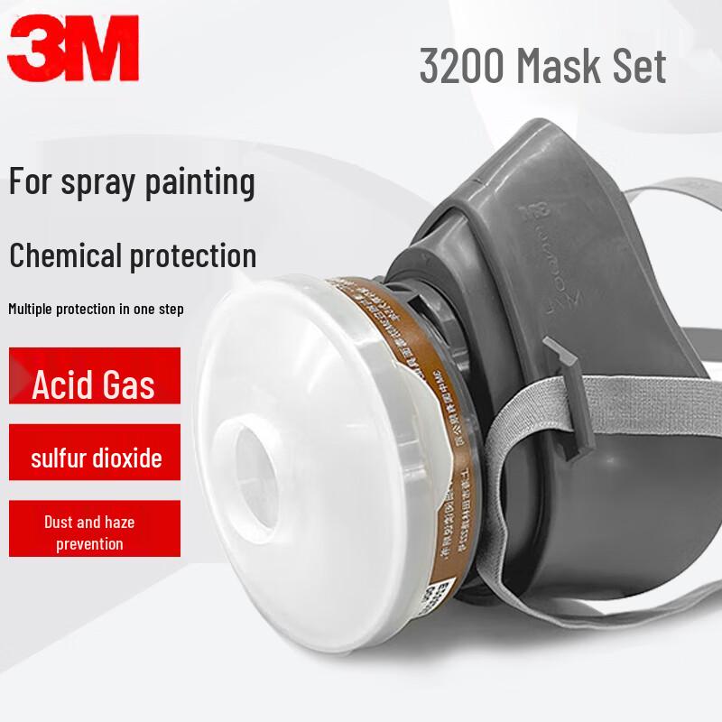 3M 3200 Half Facepiece Respirator Kit