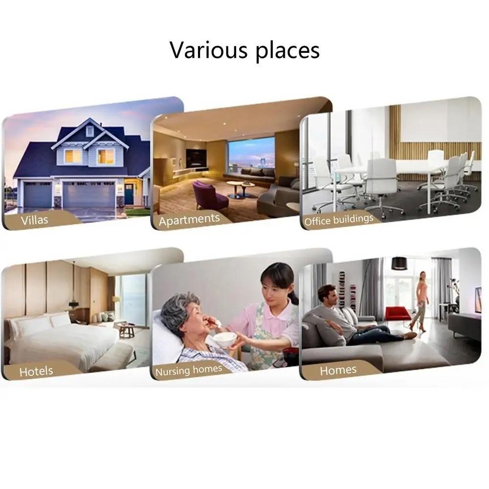 60 Chimes Smart Doorbell 300M Range Welcome Doorbell Long Range Wireless Doorbell  Smart Home