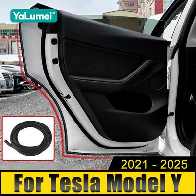 Tesla Model Y 2021 2022 2023 2024 2025 Araba Kapı Contası Kenar Koruyucu Otomatik Sızdırmazlık Bant Şeritleri Koruyucu Otomobiller Bagaj Döşemeleri