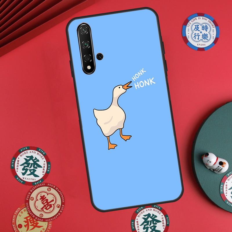 Cartoon Funny Goose For Huawei Nova 12s 12i 7i 8i 11i Y73 Y70 Y90 Y60 Y72 Y61 Y91 9 10 SE P30 Pro P40 Lite Case