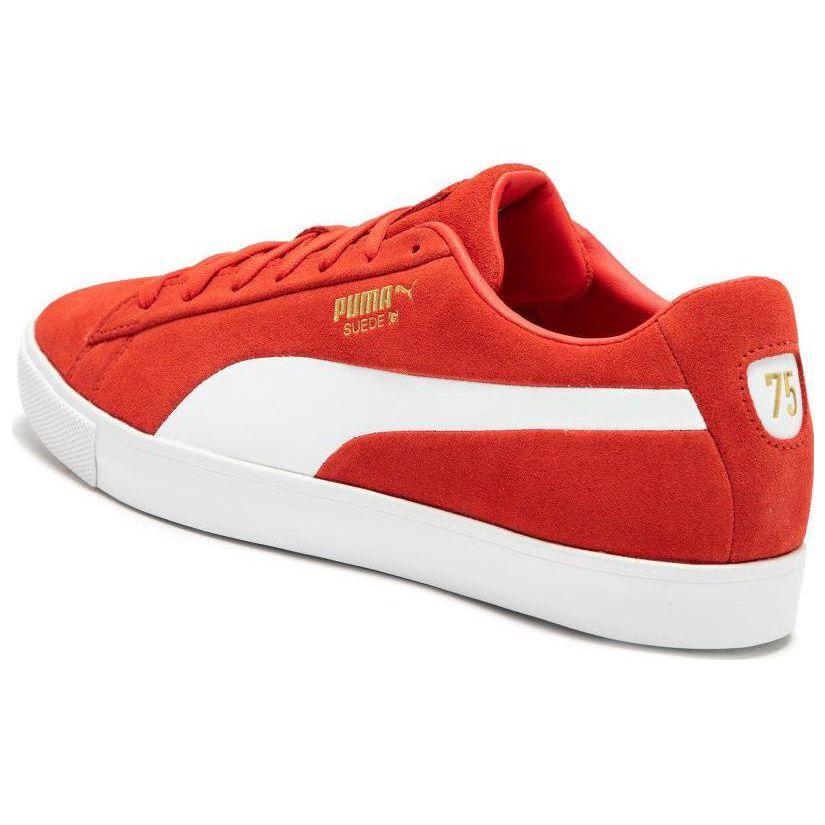 Puma Suede Series Casual Comfortable Low Top Golf Shoes Men Sneaker Red 379823-01