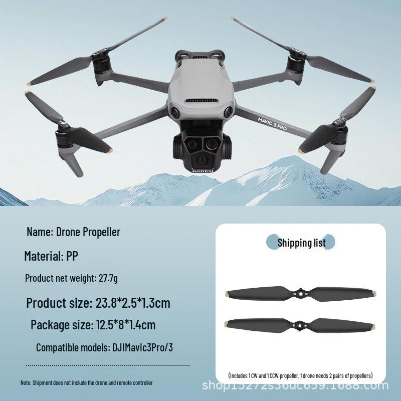 Soft Rubber Propeller Blades for DJI Mavic 3 Pro/Classic Drone