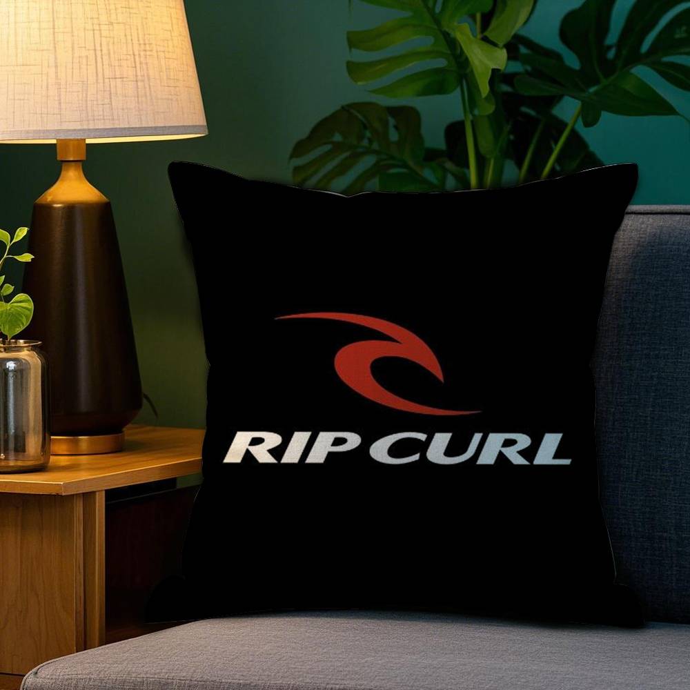 Surf Beach R-Rips Curls Pillow Case Plush Fabric Soft Double Sided Print Home Sofa High Quality Cushion Cover Throw