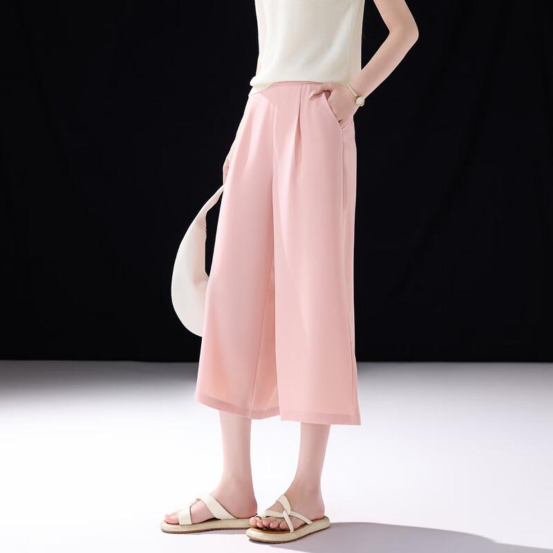 

Брюки-кюлоты De Mana цвета морской соли с мятой, свободного кроя XL