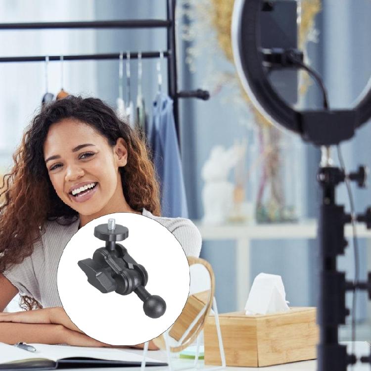 Comprehensive Photography Sphere Head Link 17mm To 1/4 Foot Screw Plastic Whirling Base For Car Parenthesis Stand Camera Mount