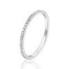 CZ Stone Titanium Steel Rings For Women Top Quality Sparkling  Jewelry Gifts for Lovers No Fade Bulk Supplier