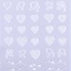 5D Jewelry Stickers Self-adhesive Convex Acrylic Hearts Z-D3066
