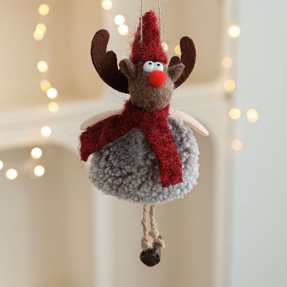 Fabric Animal Pendants Christmas Doll Ornaments Christmas Tree Hanging Christmas Tree Decorations