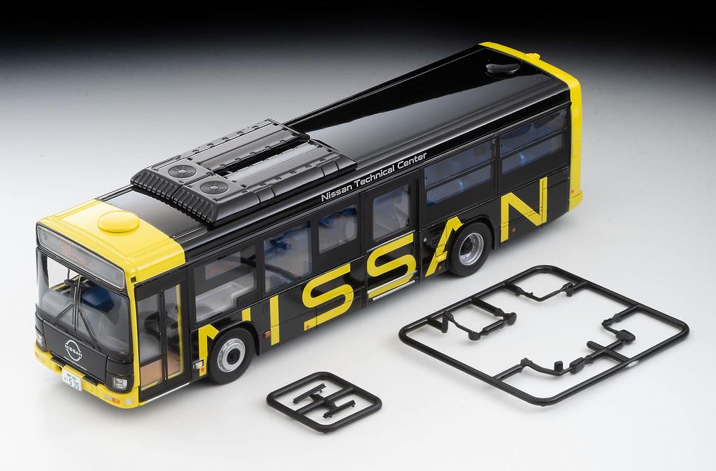 TOMYTEC Tomica Limited Vintage Neo Isuzu Elga Nissan Shuttle Bus Ikazuchi Hotový model 1/64 LV-N245e Žlutá/Černá