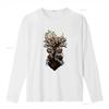 T-SHIRT NERA OPETH TREE Design Gotico Unico con Stampa Dettagliata e Simbolica per la Moda Uomo vintage Lavata Elasticizzata