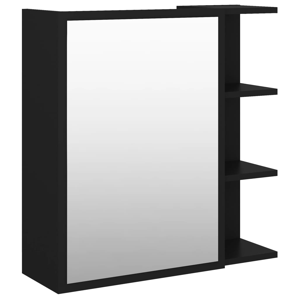 Moderner Minimalistischer Bad-Spiegelschrank Mit Aufbewahrung, Wandmontierter Make-up-Spiegelschrank, 62,5x20,5x64 Cm