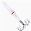 Diamond Shape Fishing Flash Lamp Bass Spoon Fishing Squid Hook Hot LED Lure Light with Hook