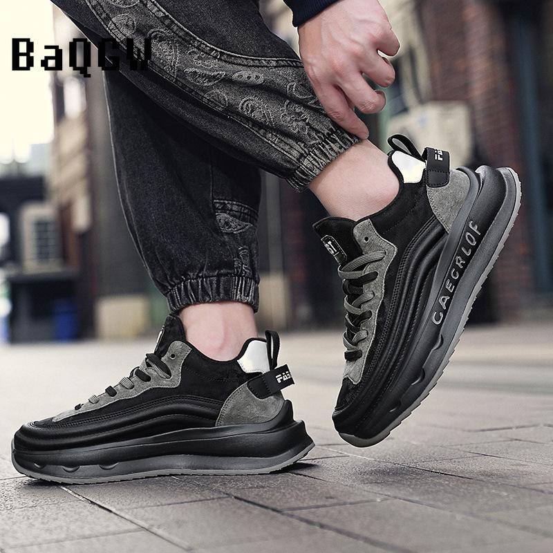 Fashion Designer Men's Running Shoes Luxury Winter Warm Comfortable Versatile Casual Sneakers Patchwork Lace-up Outdoor Student