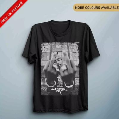 Tpac T-Shirt Unisex 2 -Pac Shak Rap Legend Tee Gangster Hip Hop Concert Gift
