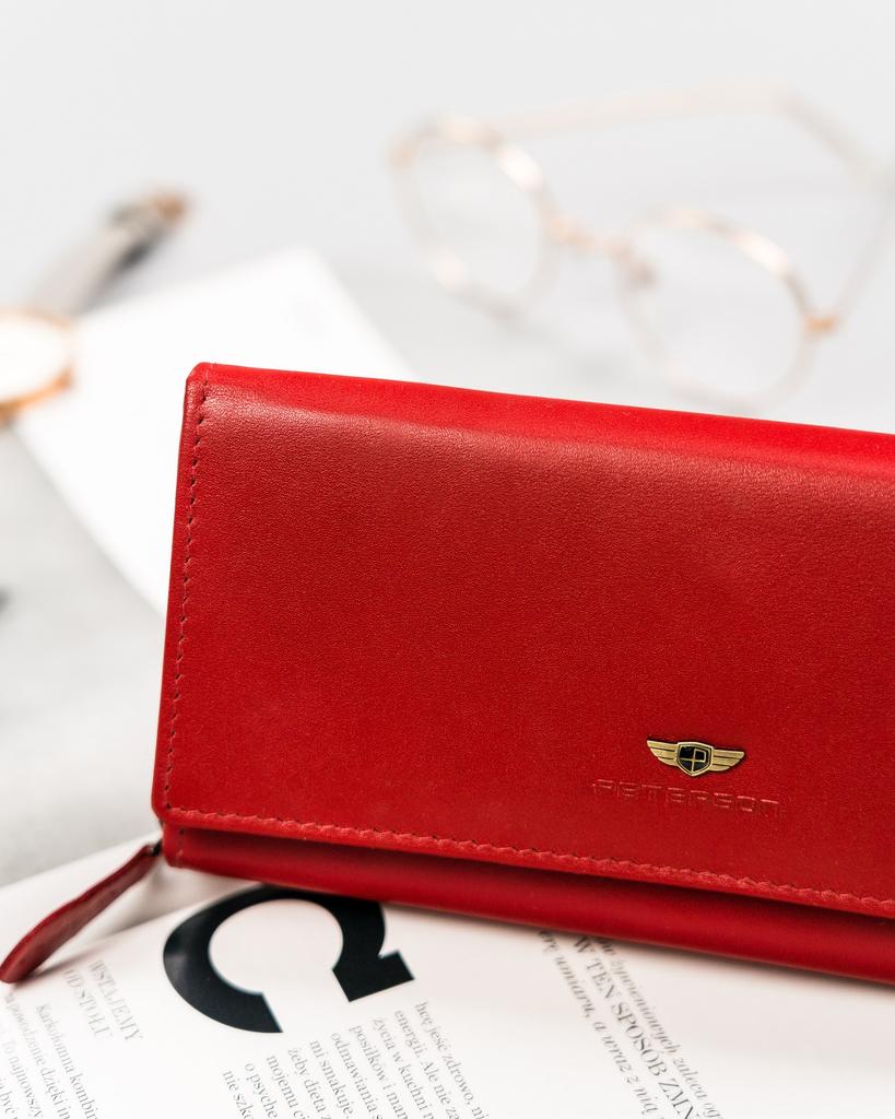 PTN 439-GON-5996 RED Leather Wallet
