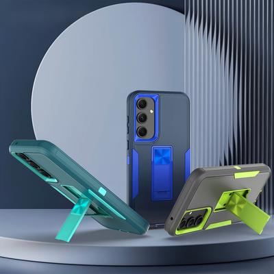 Pour Samsung Galaxy A35 5G Coque Antichoc TPU+PC Béquille Protecteur de Téléphone
