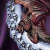 Creative Dragon Statue Skull Moon Figurine Gothic Style Sculpture Ornament for Home