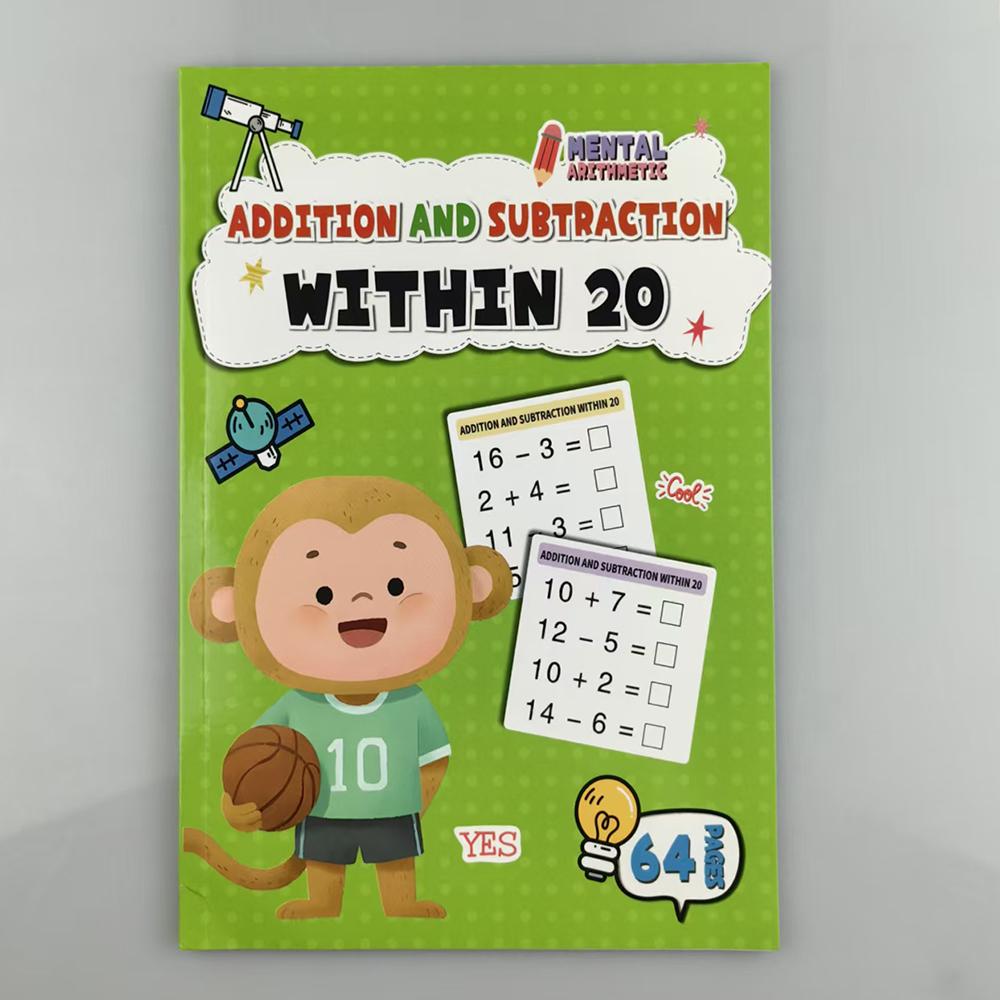 Mathematics Enhancement Aids Addition and Subtraction from 10 to 100 Daily Math Exercise Book ideal for Children Enhance Calculation Abilities
