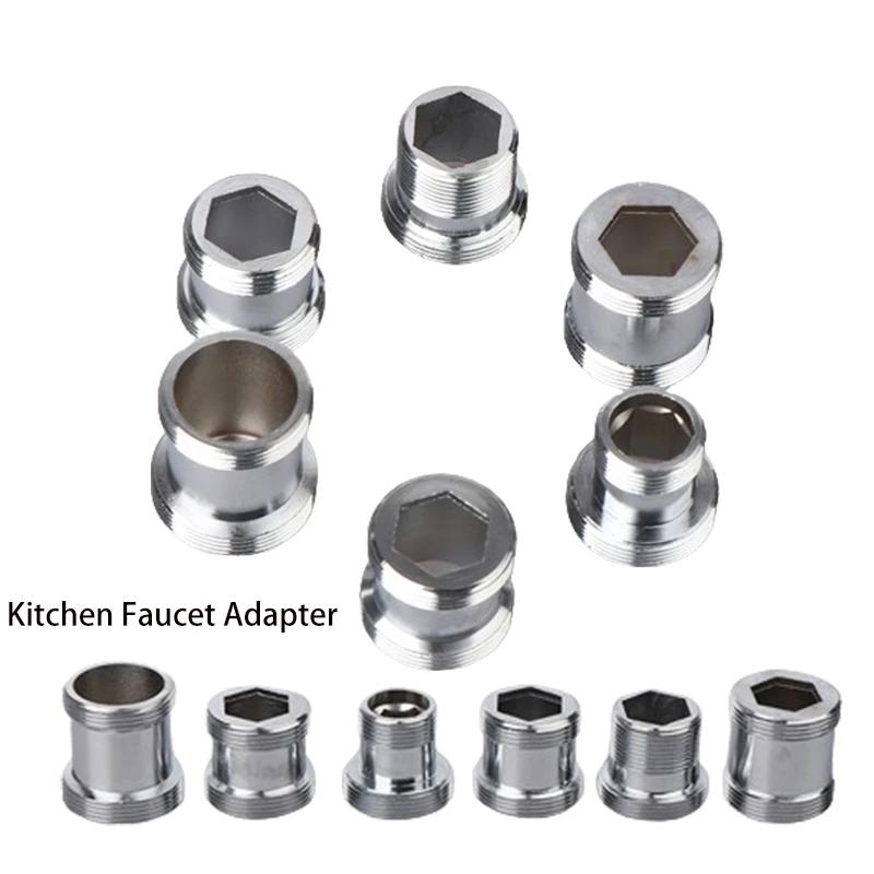 Kitchen Adapter M16 M18 M2Faucet 0 M21 M22 M24 Thread Transfer Thread Brass Connector Bathroom Faucet Spout Accessories