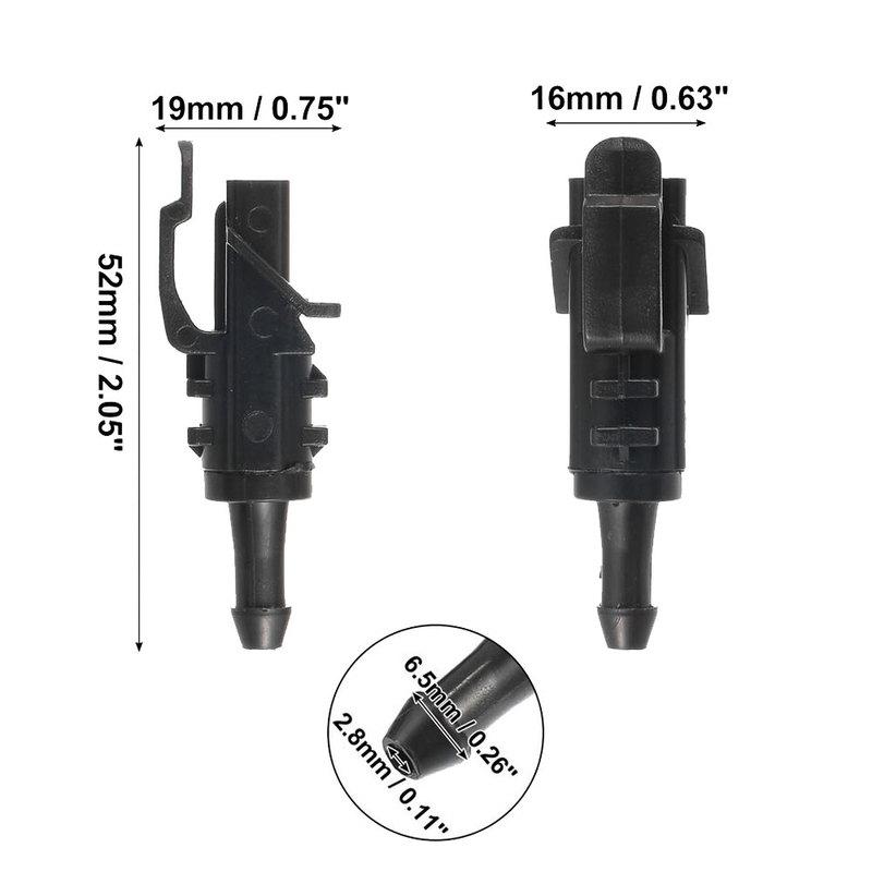 2pcs Car Front Window Nozzle Car Windshield Washer Nozzles Car Wiper Accessories For Hyundai i30 Elantra Touring 2007-2012