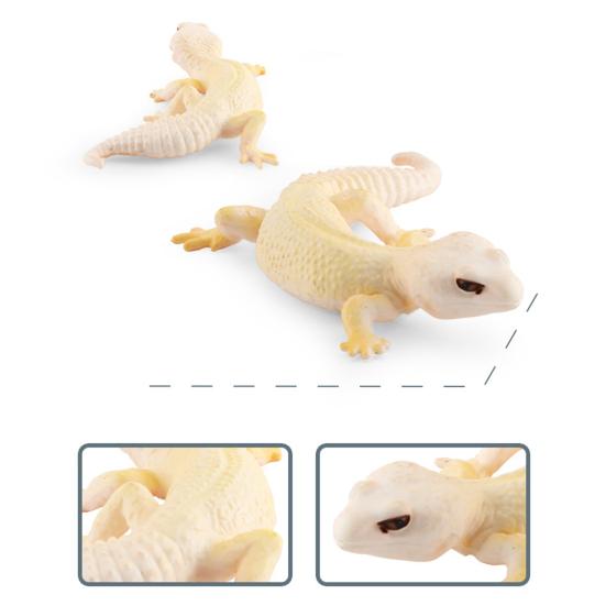 Reptile Statue Model Simulated Cute Lizard Chameleon Bearded Dragon Solid Model