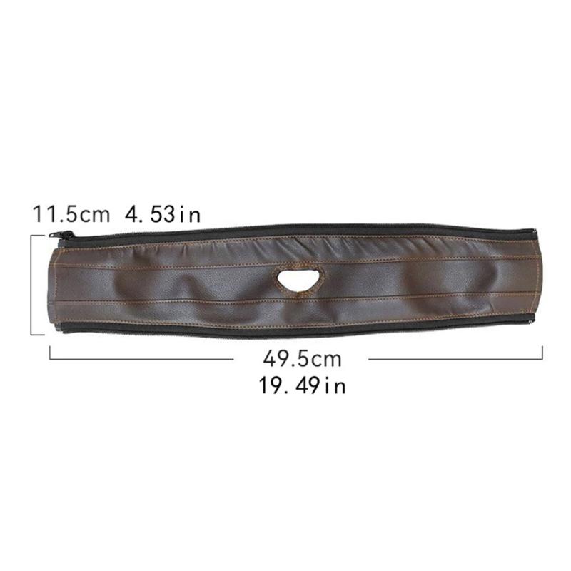 Pram Handle PU Cover Baby Pushchair Armrest Handle Sleeve Pushchair Handlebar Sleeve Removable Handle Cover