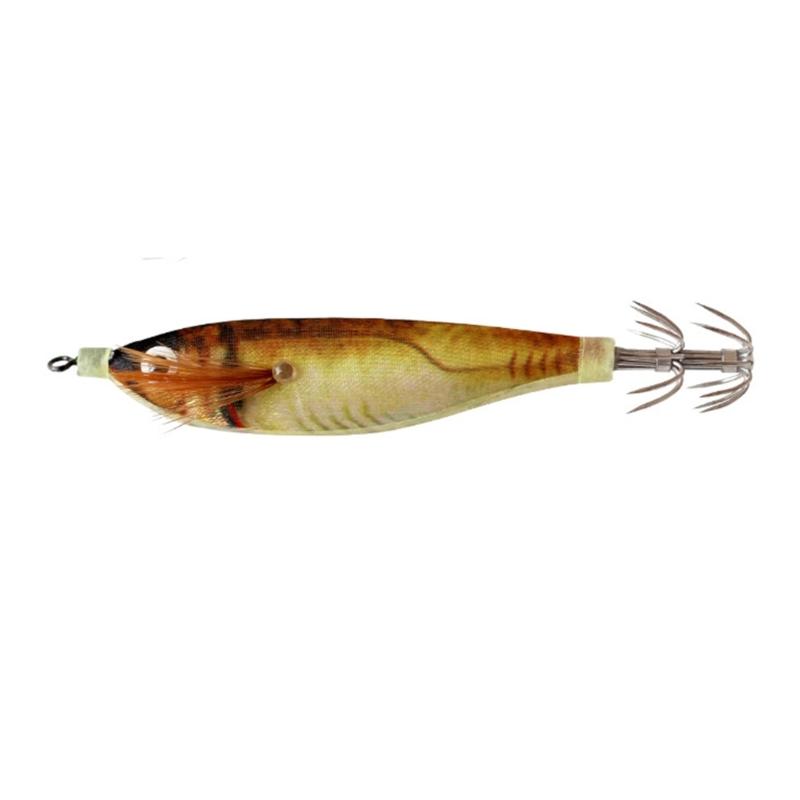 Luminously Squid Jigs Hook Fishing Lures Baits Hard Artificial Shrimp Baits with Hook Hard Night Fishing Baits Enduring