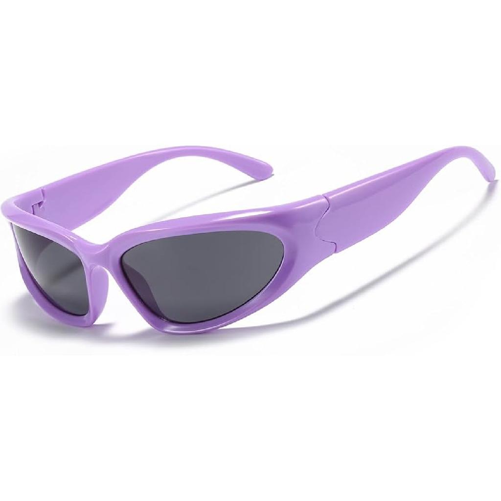 LASPOR Wrap Around Sport Sunglasses for Women Men Sport Shades Glasses Y2K Sunglasses