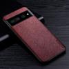 Leather Case for Google Pixel 7 6 Pro Business Style Premium Retro Litchi Pattern Protective Back Cover for Pixel 7A 6A Case