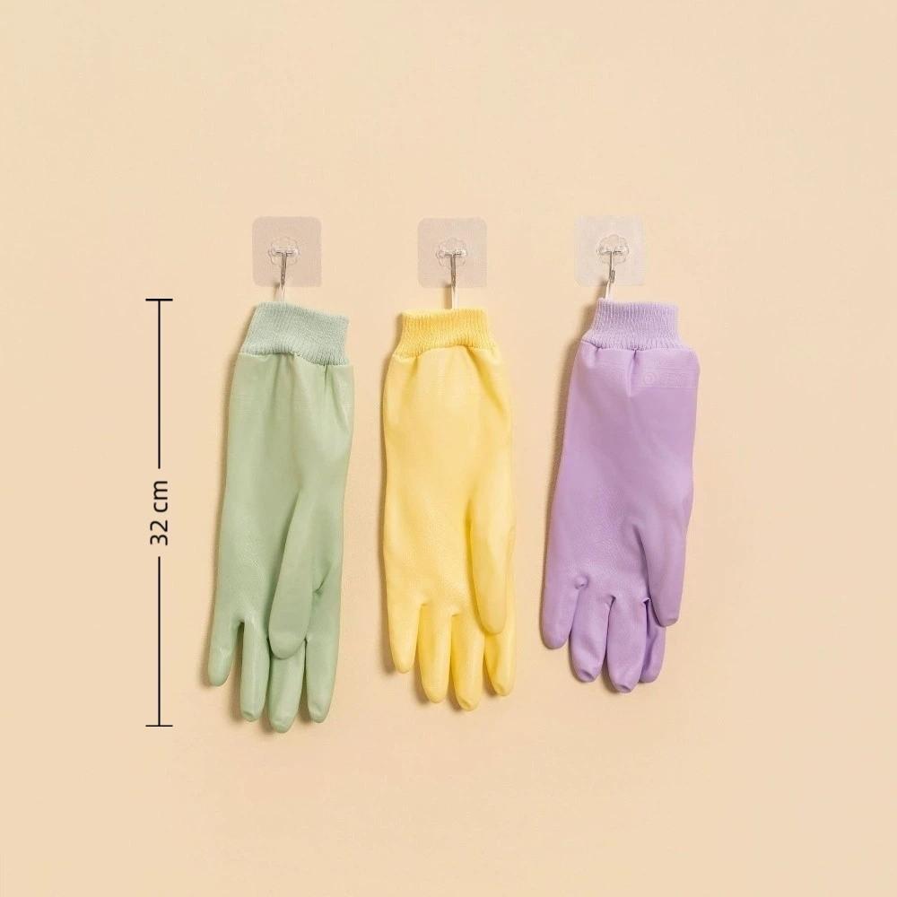 Waterproof Dishwashing Gloves Thickened Rubber Kitchen Gloves New Home Gloves Housework Use