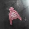 2025 spring and autumn European and American sports and leisure wear pink jacket printed men's and women's same hoodie