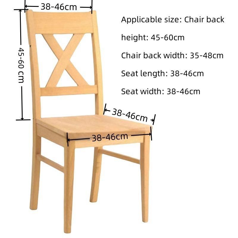 Solid Color Chair Cover Kitchen Dining Elastic Chair Slipcover Furniture Protector Wedding Living Room Hotel Home Decor