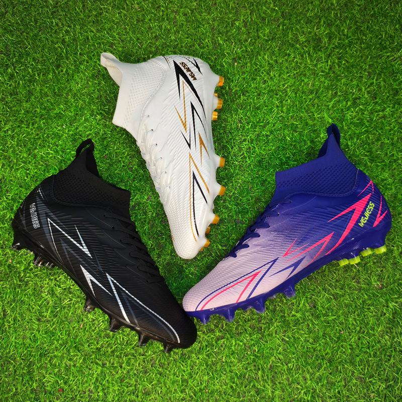 New high-top football shoes for boys and teenagers, students and women, TF broken nails AG long nails football shoes, competition football shoes