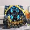 Toothless Night Fury Print Flannel Blanket, Ultra Soft High Quality All Seasons Warm Throw, Home Decor Cozy Blanket, Perfect Christmas Gift