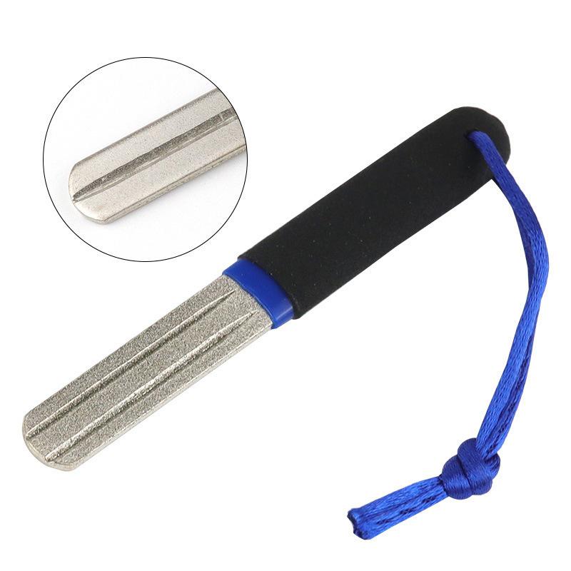 Diamond Fish Hook Sharpening Tool - Sharpening Stone for Hooks, Spears, Crankbaits, and Fishing Accessories.
