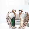 Artwork Ornaments Living Room Wine Cabinet TV Cabinet Home Decoration Home Room Peacock Dancer Simple European Modern