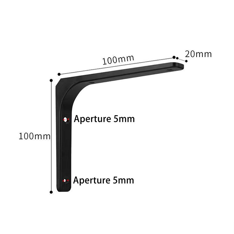 

Кронштейны для полок L-образные плавающие настенные полки черно-белые из нержавеющей стали с отверстием подставка кронштейн поддержка фурнитура Главная 2 чёрный