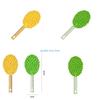 B0KB Pet Deshedding Comb With Massage Feature Plastic Dog Hair Brush For Smooth Coat Reducing Shedding
