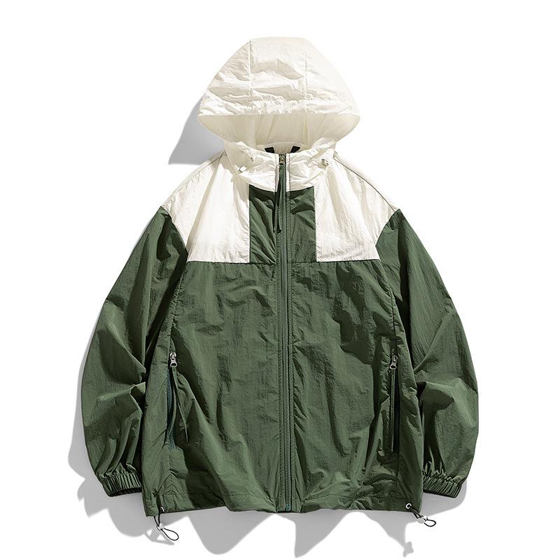 Sommer Paar Sonnenschutz Kleidung Kapuzenjacke Herren und Damen Outdoor Angelbekleidung Hautkleidung