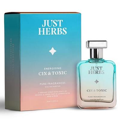 Just Herbs Energising Cin & Tonic EDP-Parfüm für Männer, lang anhaltender Duft – 50 ml