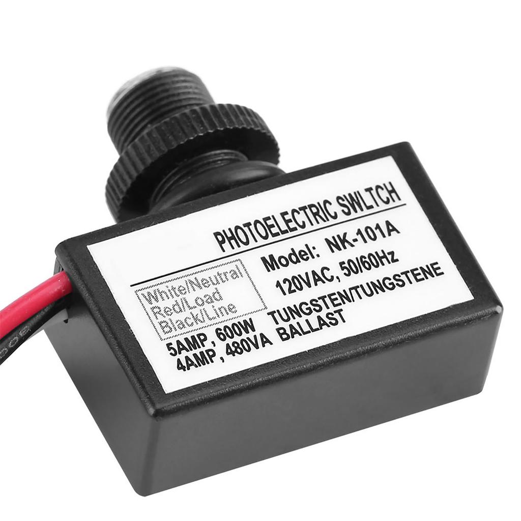 120VAC Lyssensorstyring Automatisk På Av Fotoelektrisk Bryter for Belysningsarmaturer