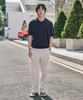 STCO Vibe Shift Coolmax Half Elastic Waist Chino Pants_Ivory (Semi-Wide Fit)_Lpaxb04Esi
