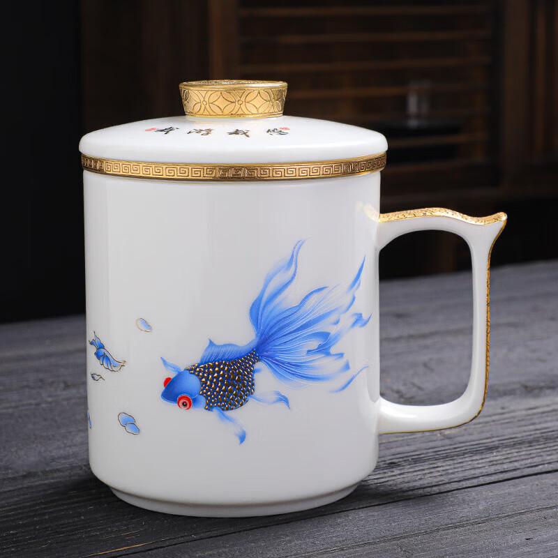 

Cha Xun Business Ceramic Tea Mug with Lid