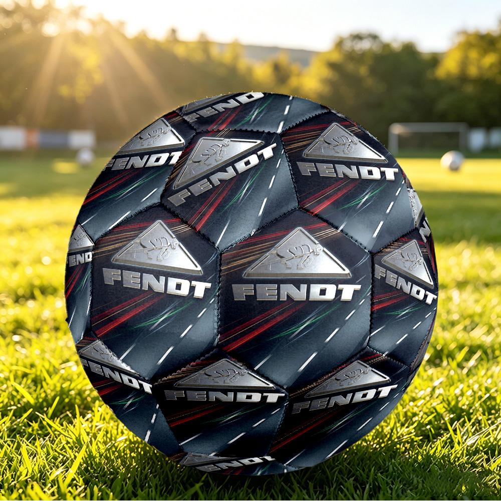 Fendt Print Standard Size 5 Soccer Ball Durable Shock?Absorbing Ball For Training Match Outdoor Play