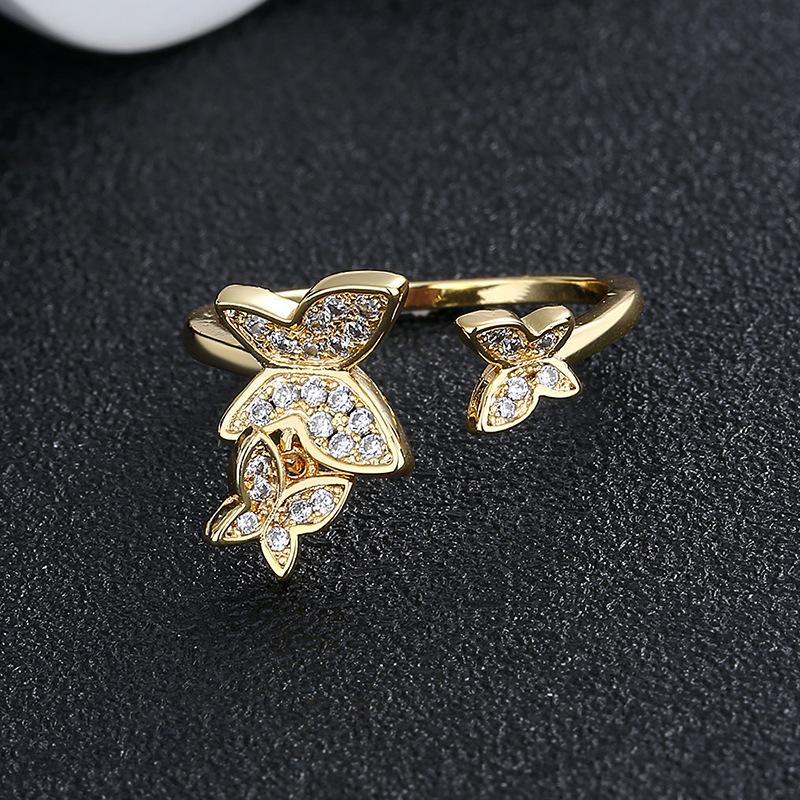 

Новое ретро модное темпераментное женское кольцо с бабочкой.