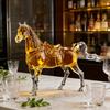 Horse Whiskey Decanter Handcrafted High Borosilicate Glass Liquor Dispenser Western Cowboy Theme Alcohol Gift Box for Men Father's Day Birthday
