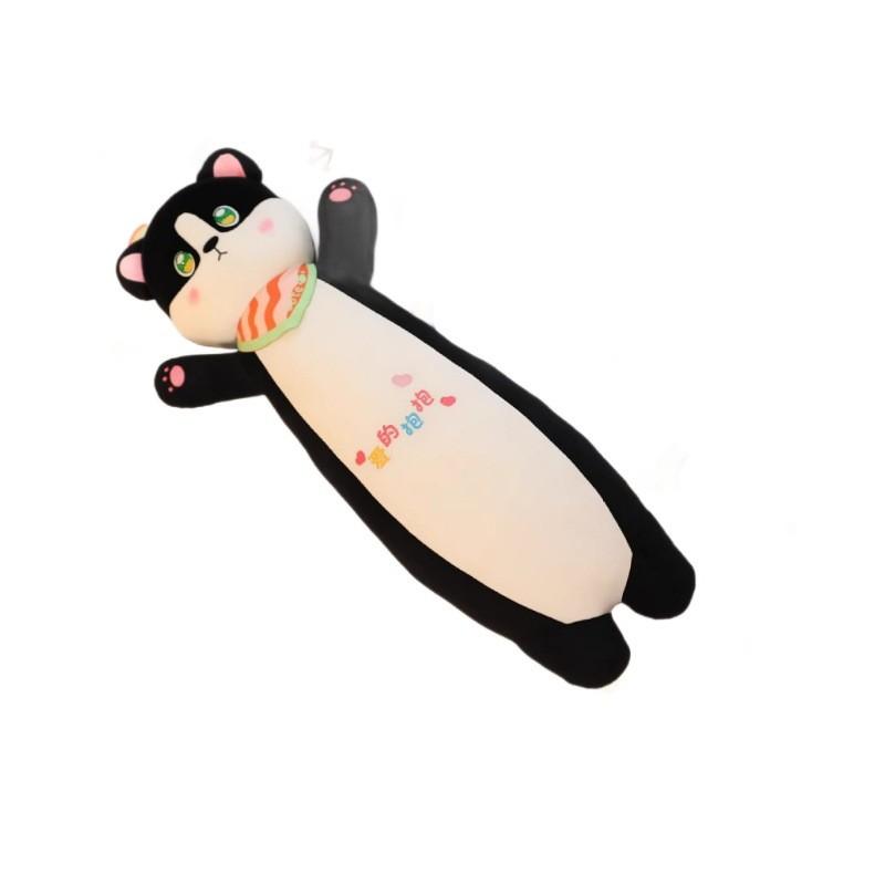 Bib Cat Husky Plush Toy Pillow Animal Stuffed Doll Bedroom Decoration Gift Kids