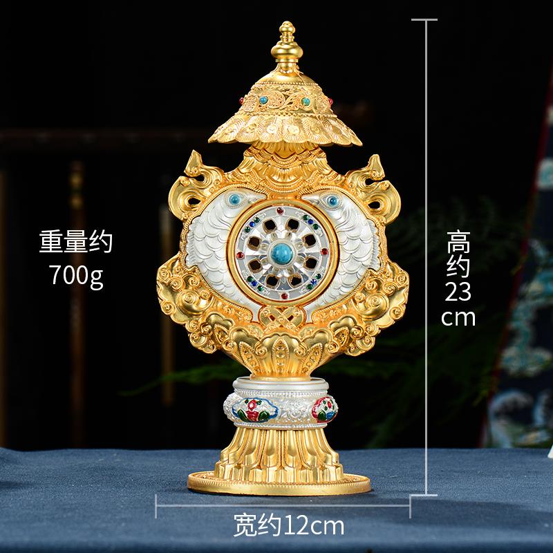 Alloy Painted Tibetan Buddhism Tantric Buddha Hall Offering Buddhist Conch Ornaments Buddhism Home Decor