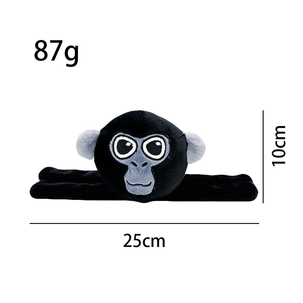 Polychrome Gorilla Tag Monke Patch Plush Cosplay Papa Ring Bracelet Lovely Kids Soft Cotton Pou Plush Toys Halloween Party Gifts