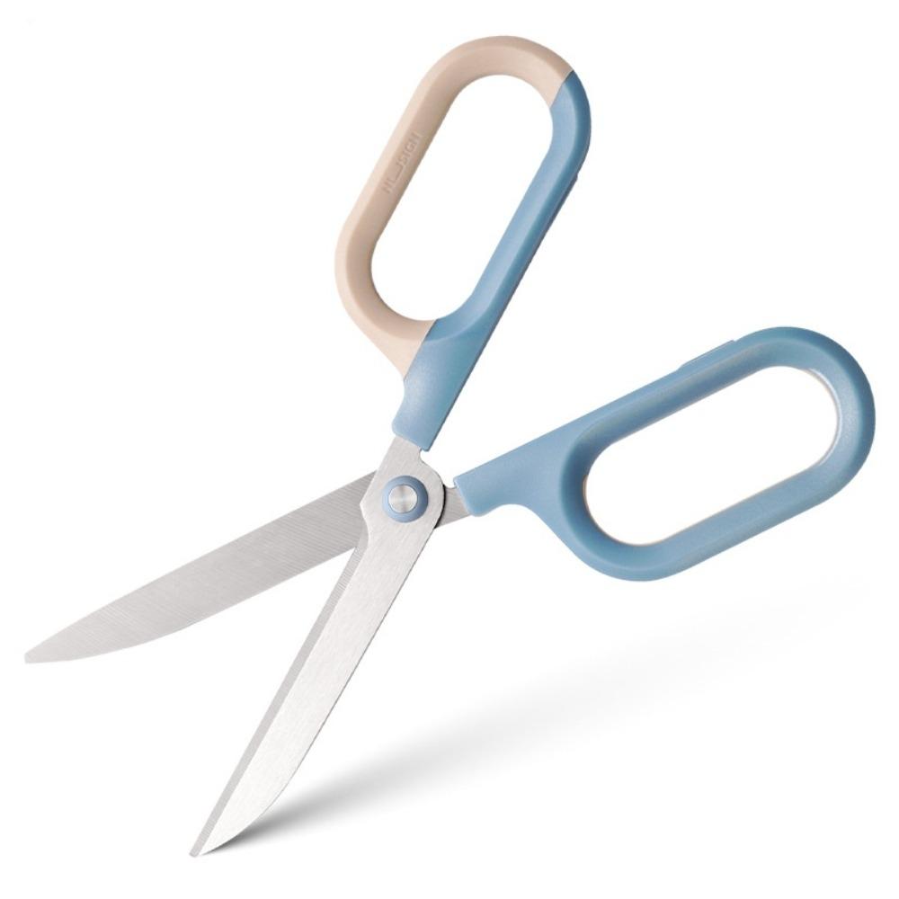Stainless Steel Household Scissors Large Loop Handle Paper Scissors  Office Accessories